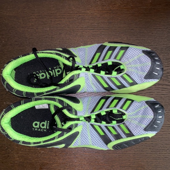NEW! Adidas Mens track & Field spike shoes size 8 - Picture 2 of 7